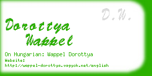 dorottya wappel business card